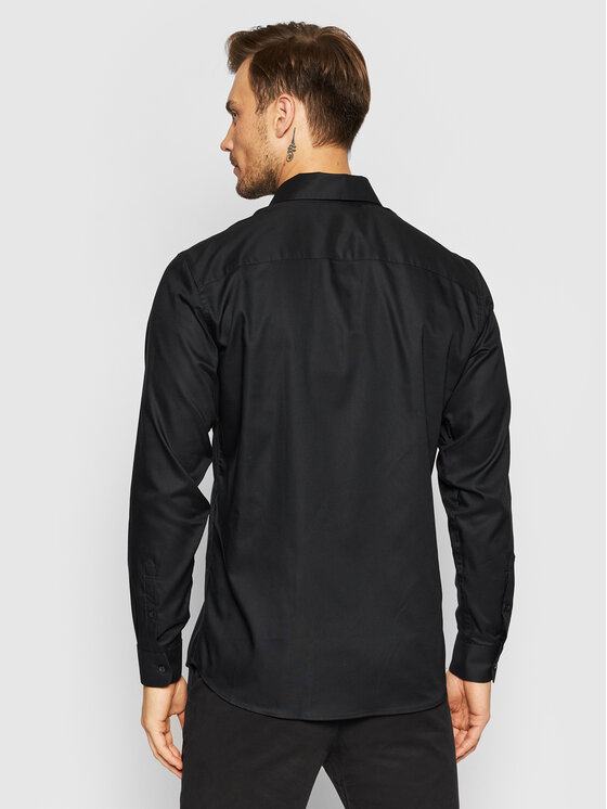 Selected Homme Selected Homme Camicia New Mark 16058640 Nero Slim Fit