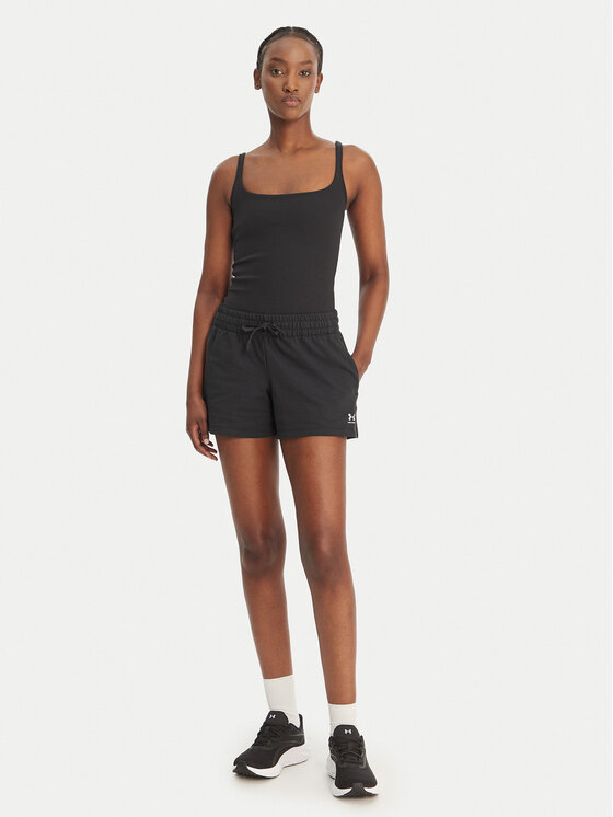 Under Armour Under Armour Športové kraťasy Sport Terry 6011022 Čierna Regular Fit