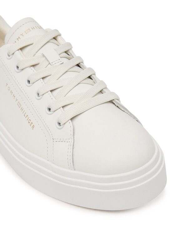 Tommy Hilfiger Tommy Hilfiger Sneakersy Chic Cupsole FW0FW09107 Écru