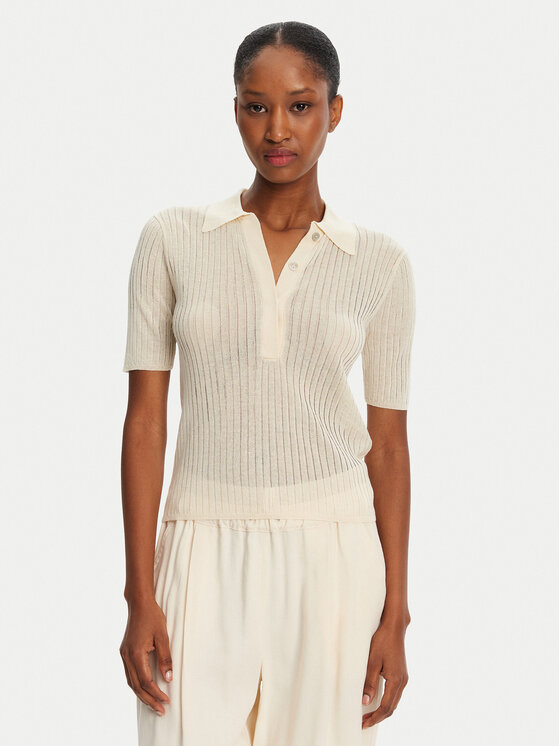 Marella Marella Džemper Torbole 2513361145 Krem Slim Fit