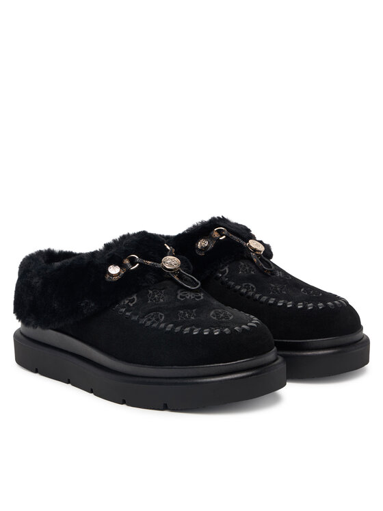 Guess Guess Sniega zābaki FLFKEY LEA19 Melns