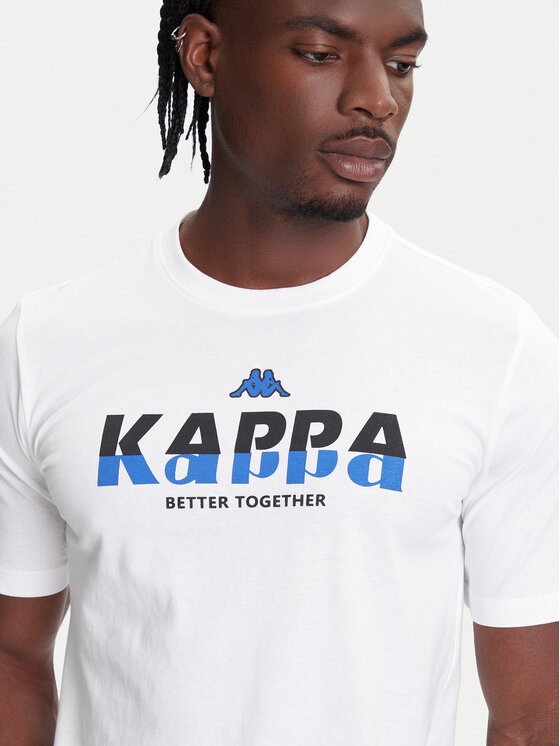 Kappa Kappa T-Shirt 351U8KW 001 Biały Regular Fit