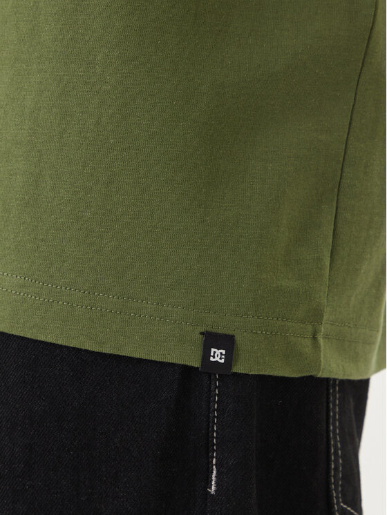 DC Shoes DC Shoes Póló Work Circle EDYZT04369 Zöld Regular Fit