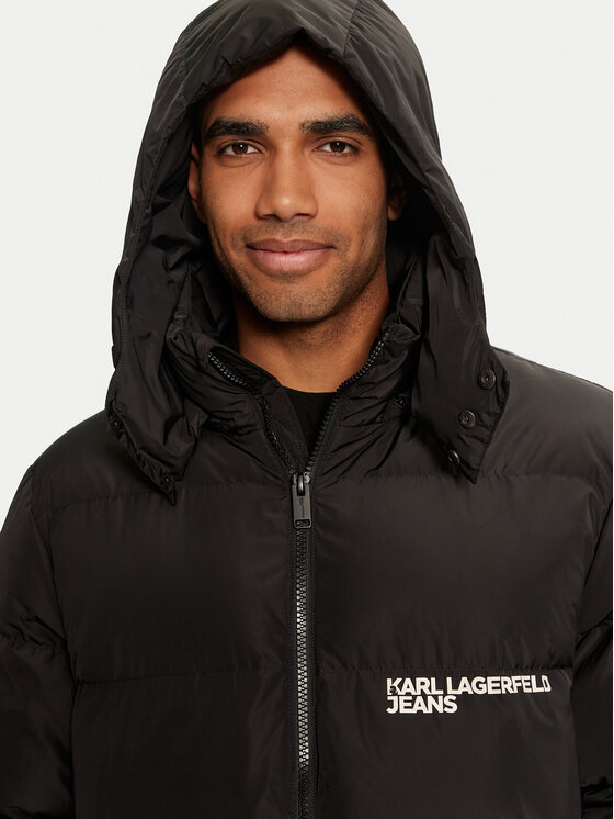 Karl Lagerfeld Jeans Karl Lagerfeld Jeans Зимно яке 246D1510 Черен Regular Fit