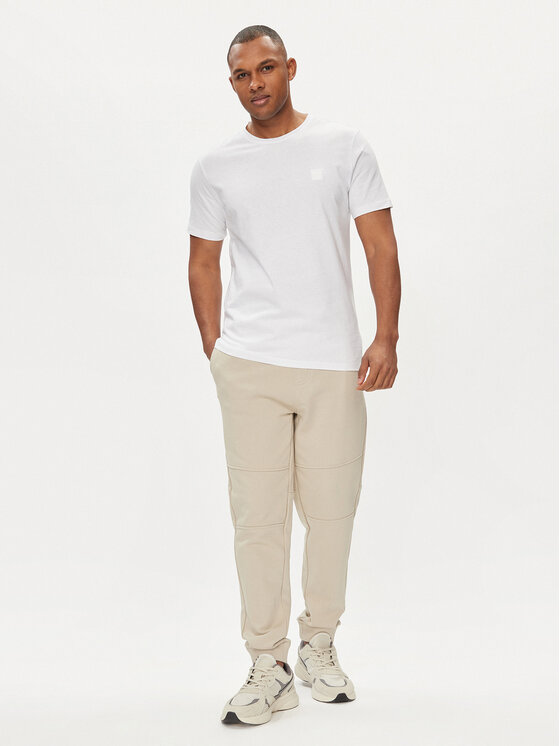 BOSS Boss Spodnji del trenirke Se_brid 50513379 Bež Regular Fit