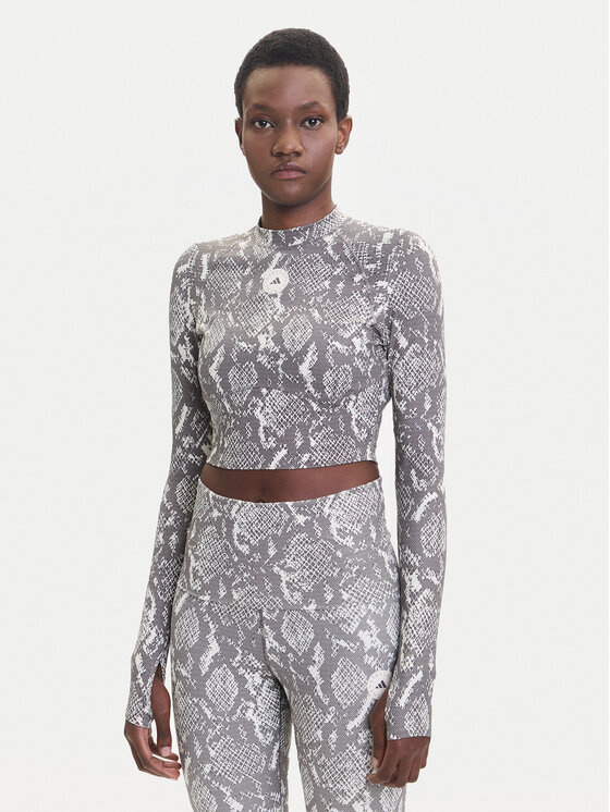 adidas by Stella McCartney adidas by Stella McCartney Технічна футболка Training JM8478 Бежевий Slim Fit