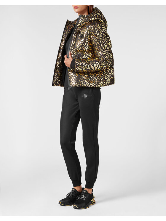 Plein Sport Plein Sport Vatovaná bunda 267 Zlatá Regular Fit