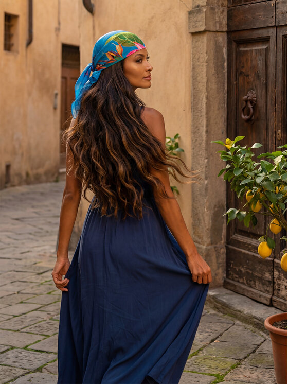 Feba Feba Foulard per capelli CH01 Blu