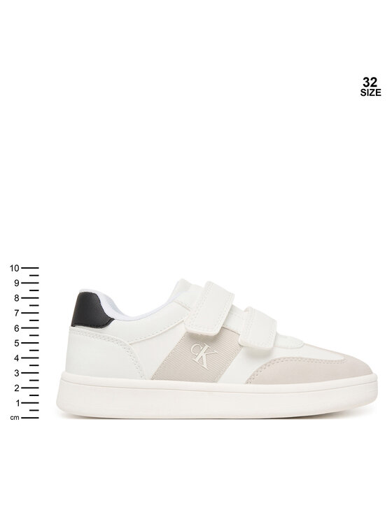 Calvin Klein Calvin Klein Tossud Low Cut Velcro V1X9-83277-1269 S Valge