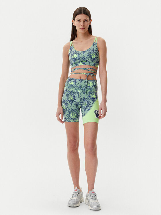 Puma Puma Pantaloni scurți ciclism Lace Em Up 630452 Verde Slim Fit