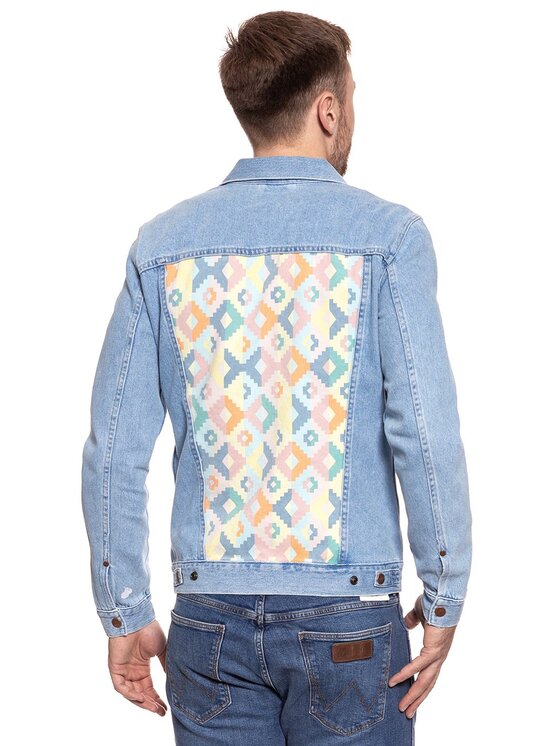 Wrangler Wrangler Giacca di jeans REGULAR JACKET Blu Regular Fit
