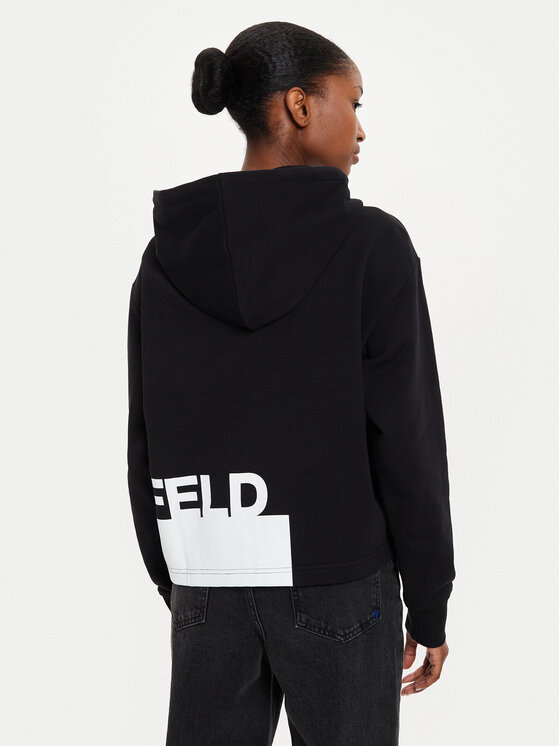 Karl Lagerfeld Jeans Karl Lagerfeld Jeans Sweatshirt 245J1803 Schwarz Regular Fit
