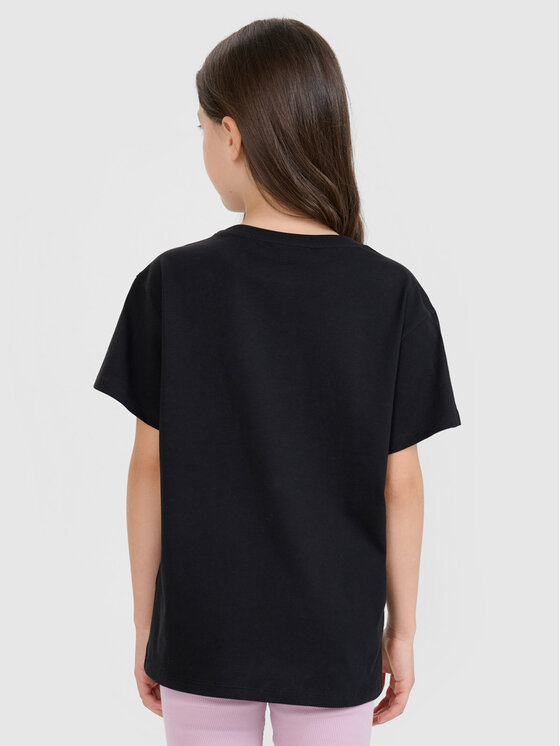 4F 4F T-Shirt HAVE SOME FUN Czarny Regular Fit
