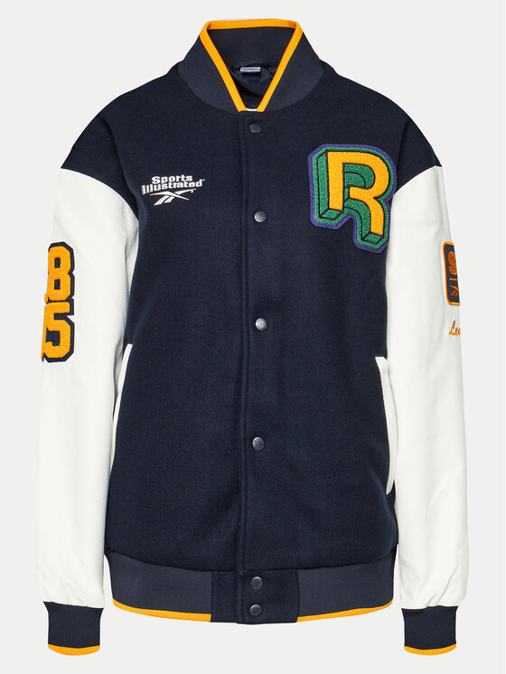 Férfi Bomber dzseki Reebok, Méret: XS, Sötétkék, Hrn Si Var 100202342