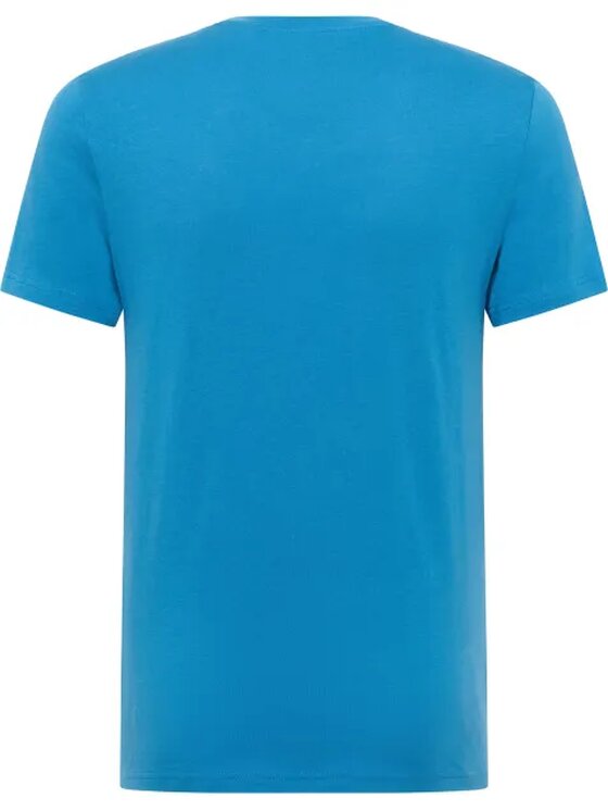 Mustang Mustang T-Shirt Style Austin Niebieski Regular Fit