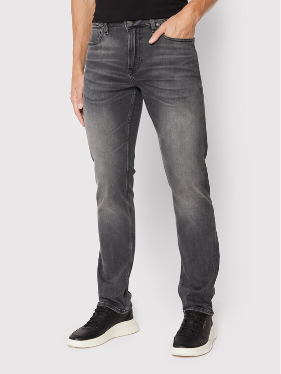 Guess Džemperis Angeles M2YAN2 D4Q52 Pelēks Slim Fit