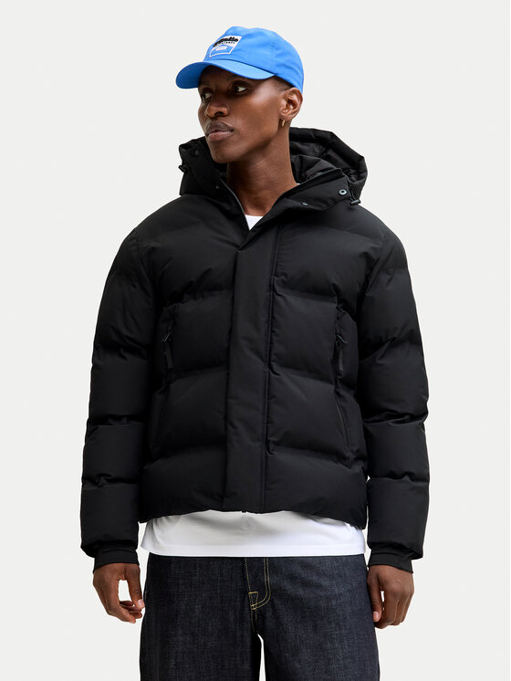 Jack & Jones Jack & Jones Télikabát Fusion 12285919 Fekete Regular Fit