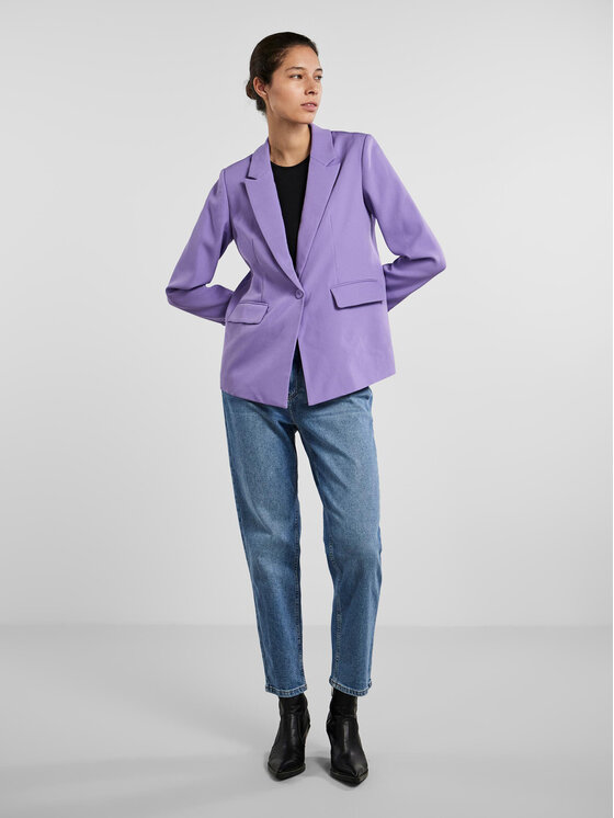 YAS YAS Піджак Bluris 26028353 Фіолетовий Regular Fit