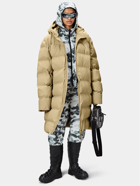 Rains Rains Зимно яке 15130 Бежов Regular Fit