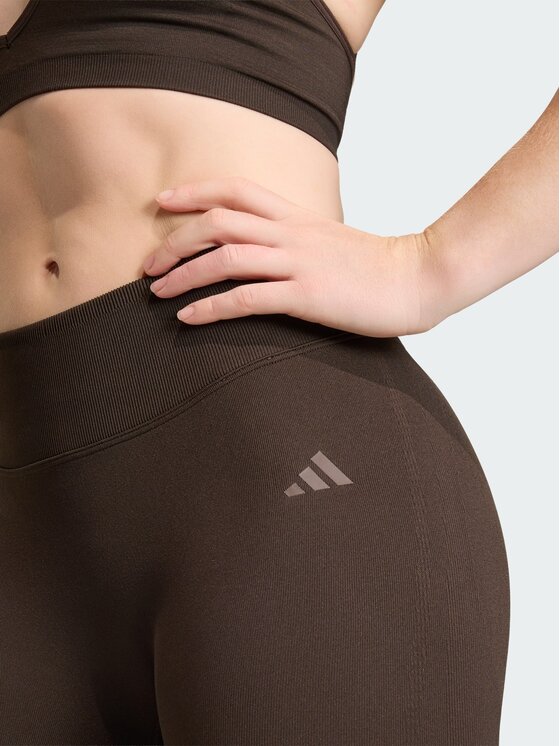 adidas adidas Legginsy 161978 Brązowy Fitted Fit