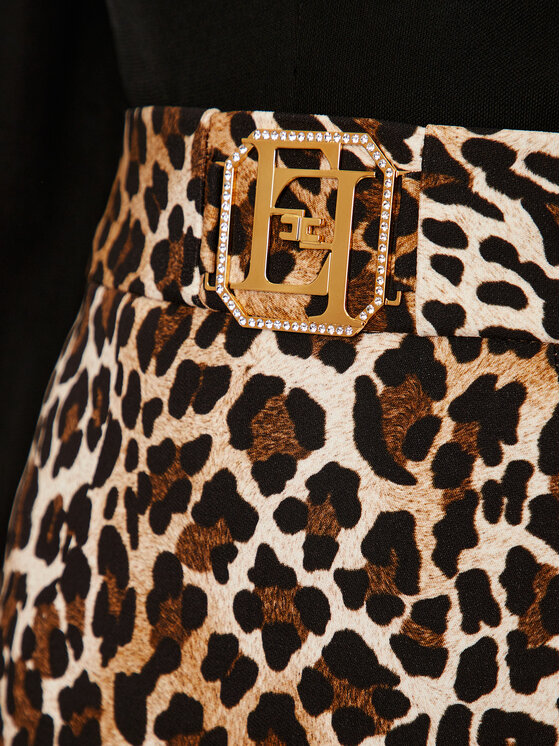 Elisabetta Franchi Elisabetta Franchi Пола тип молив GO-069-47E1-V380 Кафяв Slim Fit