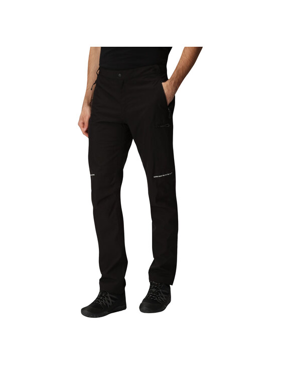 Regatta Regatta Spodnie przeciwdeszczowe RG9726 Czarny Shaped Fit