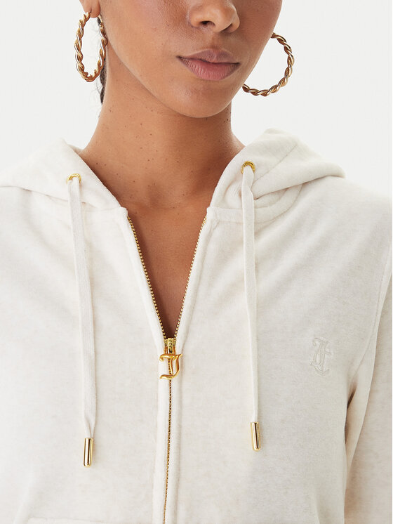 Juicy Couture Juicy Couture Bluza Robertson JCAP176G Beżowy Slim Fit