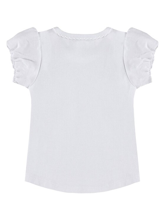 Kanz Kanz T-Shirt 1712943-1000 Biały Basic Fit