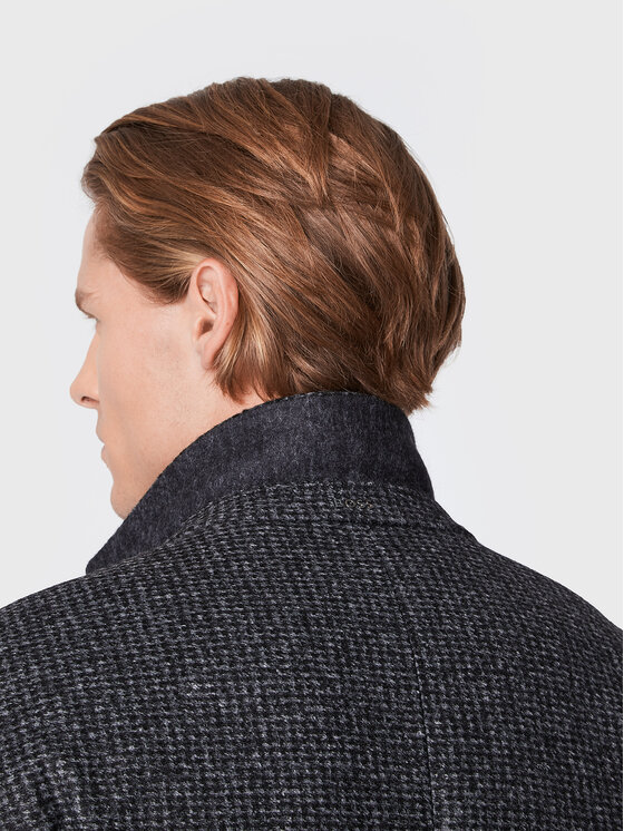 BOSS Boss Демісезонний плащ H-Hyde-J-224 50479583 Сірий Slim Fit