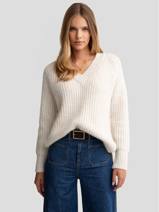 Sweter, rozmiar S/M, Beżowy, MAYAMIYA/103/160
