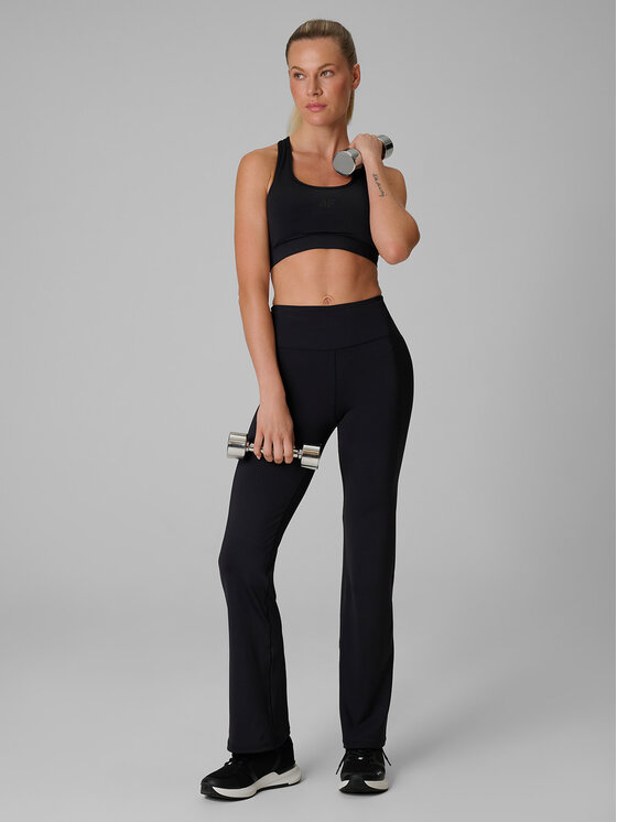 4F 4F Legginsy BASIC+ Czarny Slim Fit