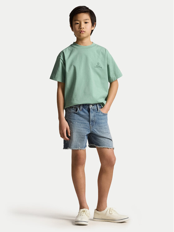 Polo Ralph Lauren Polo Ralph Lauren Majica 323A12286002 Zelena Oversize