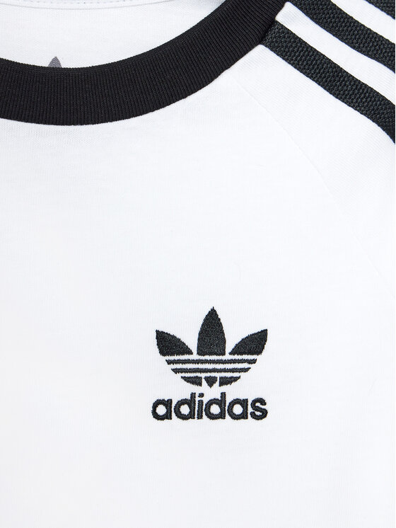 adidas adidas Футболка adicolor Trefoil JE0517 Білий Regular Fit