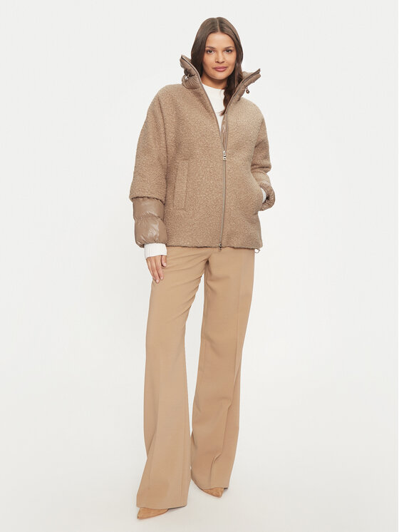 Geox Geox Giubbotto invernale Calithe W4615F TC192 F1793 Beige Regular Fit