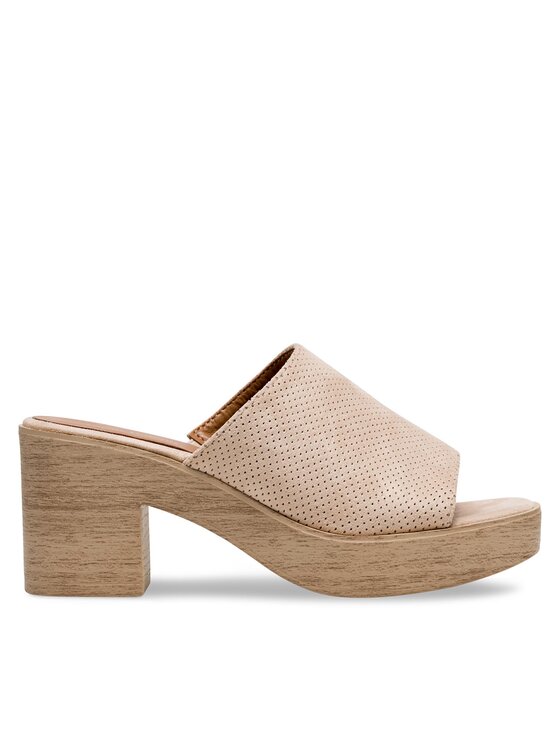 Clara Barson Clara Barson Pantoletten WS2P227-03 Beige