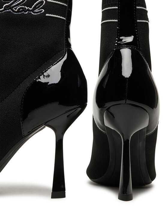 KARL LAGERFELD KARL LAGERFELD Bokacsizma Pandara KL31357 Fekete