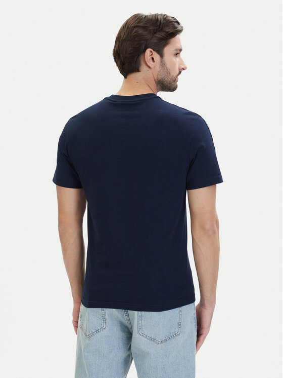 Lacoste Lacoste Tričko TH0888 Tmavomodrá Regular Fit