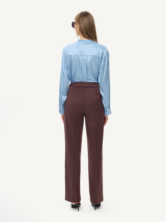 KMX KMX Spodnie materiałowe 809870005 Brązowy Straight Fit