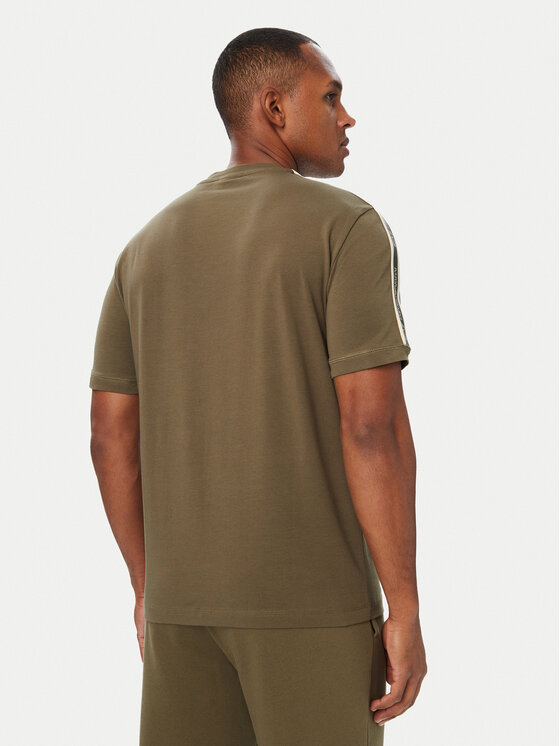 EA7 Emporio Armani EA7 Emporio Armani T-shirt 7M002189 AF10373 U7014 Kaki Regular Fit
