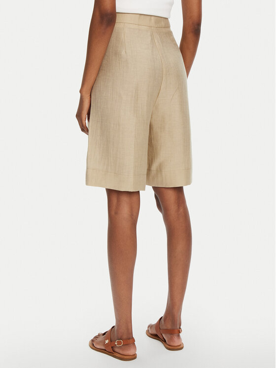 KAOS KAOS Pantaloncini di tessuto RP1MR069 Beige Regular Fit