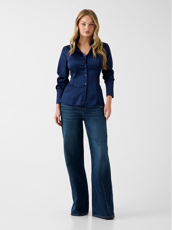 Guess Guess Top 182756 Niebieski Classic Fit