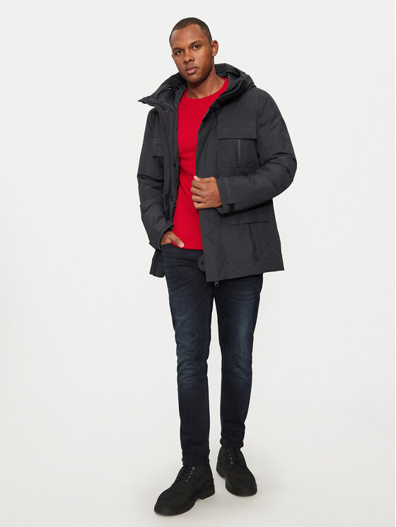 Save The Duck Save The Duck Parka C31972M EPIK19 Fekete Regular Fit