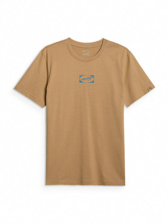 4F 4F T-Shirt MISSION READY Beżowy Regular Fit
