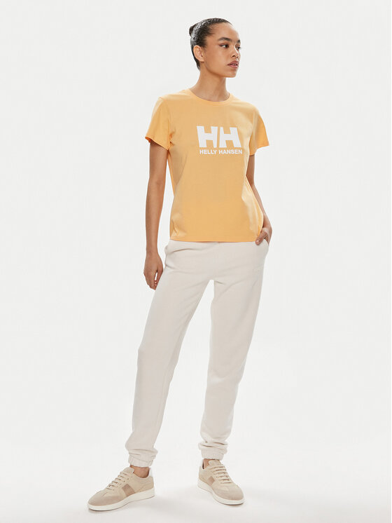 Helly Hansen Helly Hansen T-Shirt W Hh Logo T-Shirt 2.0 34465 Orange Regular Fit