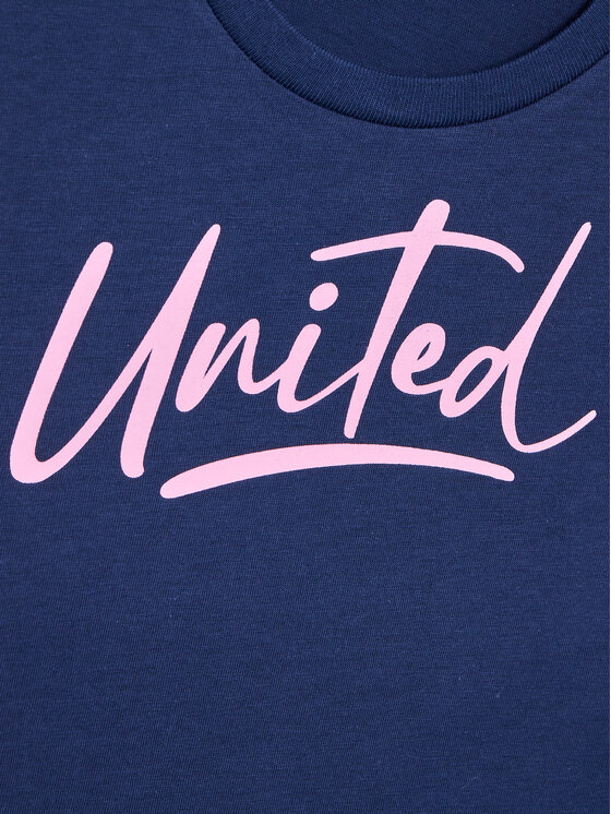 United Colors Of Benetton United Colors Of Benetton T-krekls 3096C10C8 Tumši zils Regular Fit