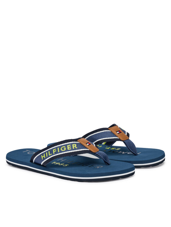 Tommy Hilfiger Tommy Hilfiger Žabky Sporty Hilfiger Beach Sandal FM0FM05805 Modrá