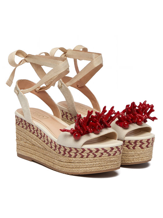 Liu Jo Liu Jo Espadrilky Bali 02 SA6085 T6948 Krémová