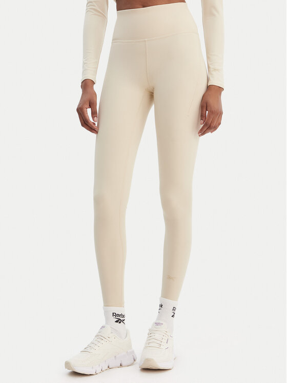 Reebok Reebok Colanți Reebok x Ewa Chodakowska RK25619CCW Bej Slim Fit