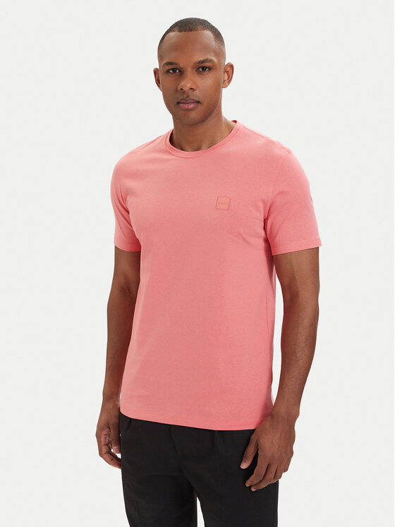 BOSS BOSS T-krekls Tales 50508584 Gaiši sarkana Regular Fit