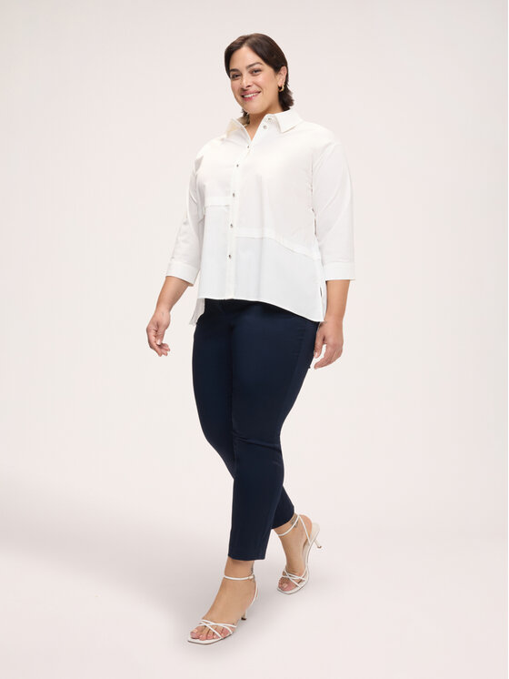 Fiorella Rubino Fiorella Rubino Spodnie materiałowe P058L002445N034 Niebieski Slim Fit